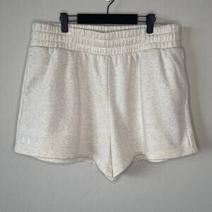 Under Armour Fleece 4” Shorts Oatmeal Light Heather - Size 1X